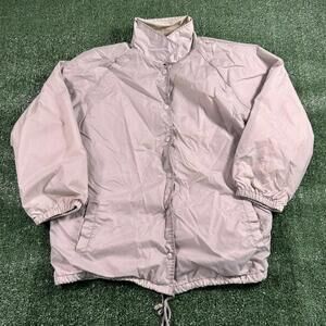 Beige Vintage Windbreaker Jacket. Bridge gate size large